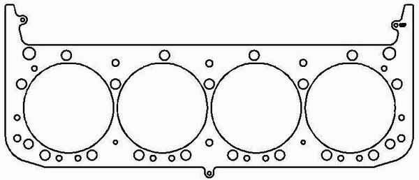 .044" MLX Cylinder Head Gasket, 4.220" Gasket Bore.